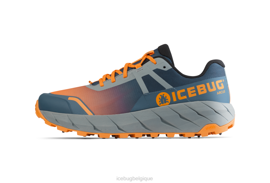 chaussure Icebug arcus bugrip ciel nocturne/orange femmes R064J13