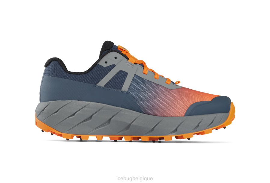 chaussure Icebug arcus bugrip ciel nocturne/orange femmes R064J13