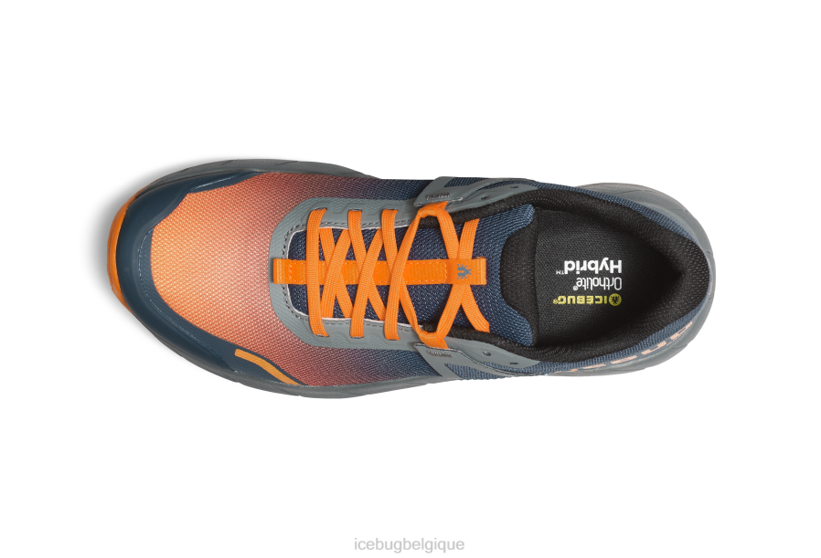chaussure Icebug arcus bugrip ciel nocturne/orange femmes R064J13