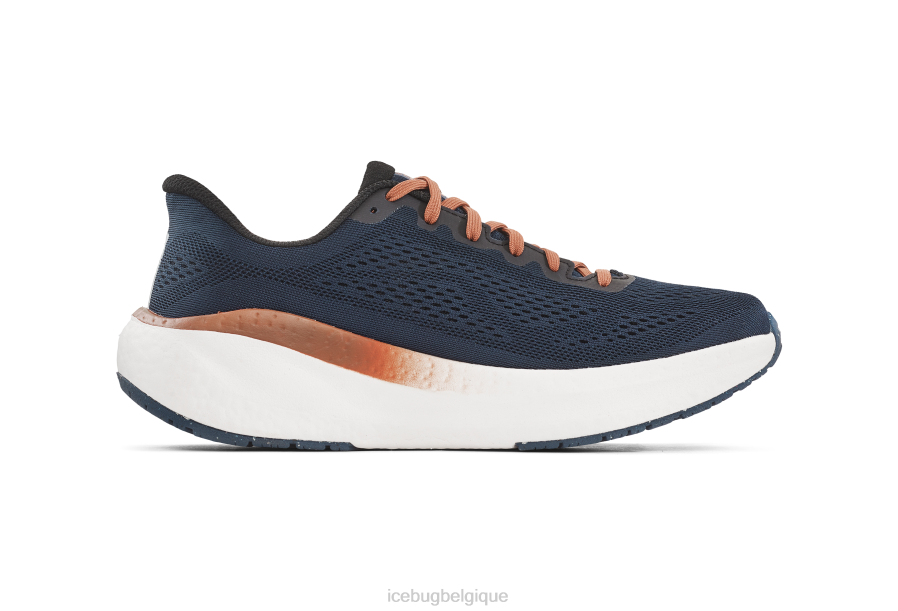 chaussure Icebug aura rb9x en cours d'exécution bleu profond/cuivre femmes R064J2