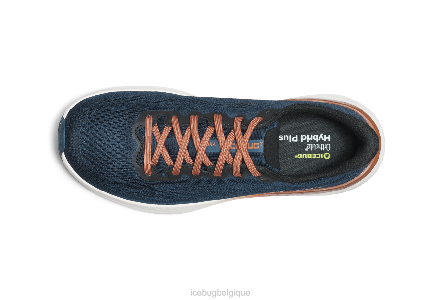 chaussure Icebug aura rb9x en cours d'exécution bleu profond/cuivre femmes R064J2