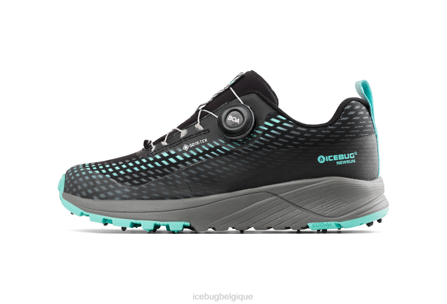 chaussure Icebug newrun bugrip gtx brume noir/jade femmes R064J11