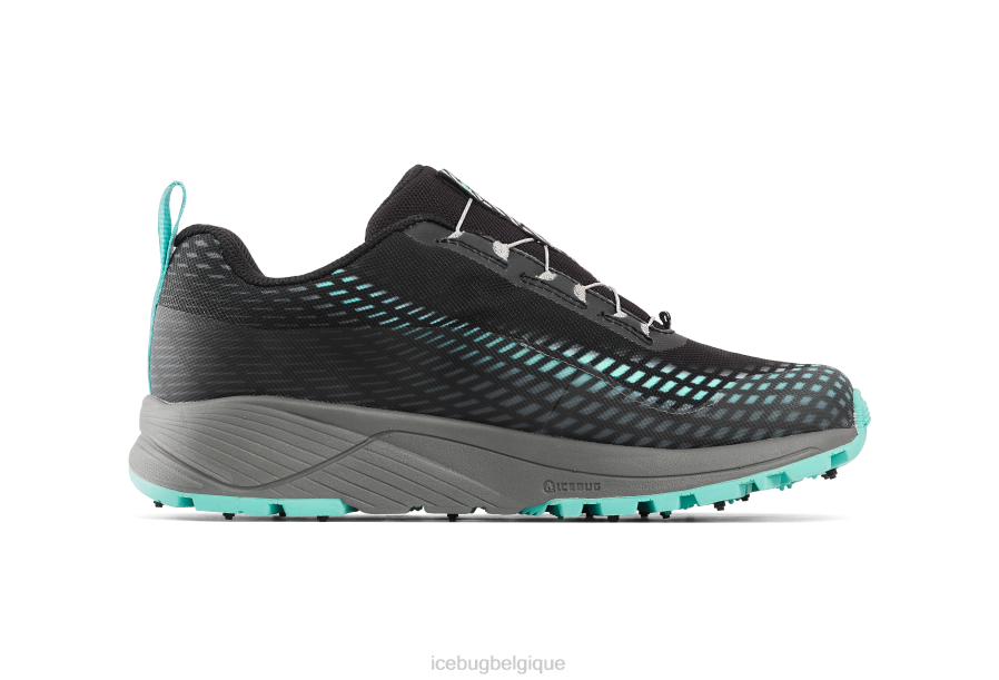 chaussure Icebug newrun bugrip gtx brume noir/jade femmes R064J11