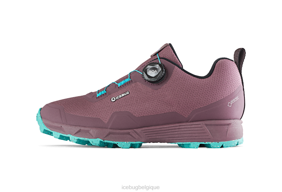 chaussure Icebug rover rb9x gtx poussière de prune/menthe femmes R064J15