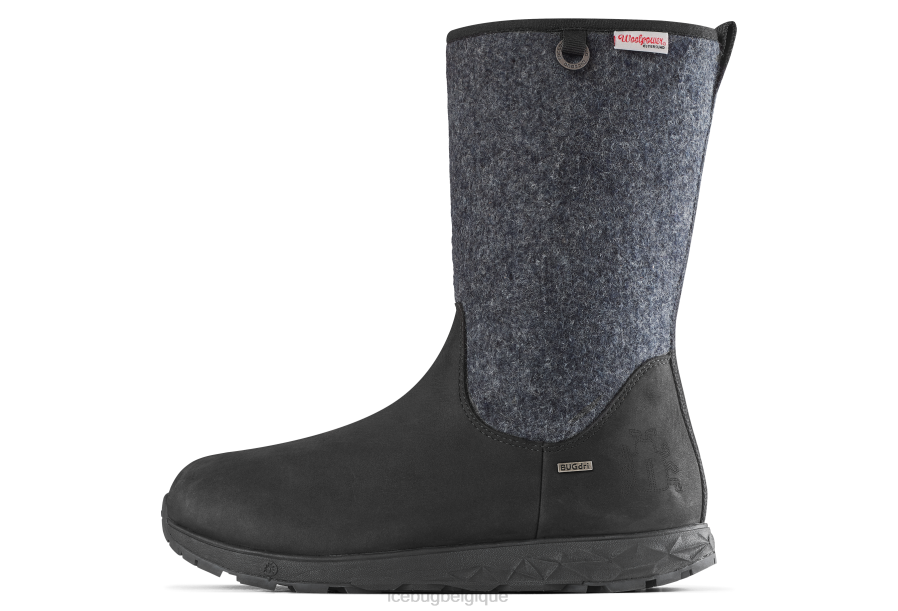 chaussure Icebug bosquet laine michelin bugdri gris noir femmes R064J43