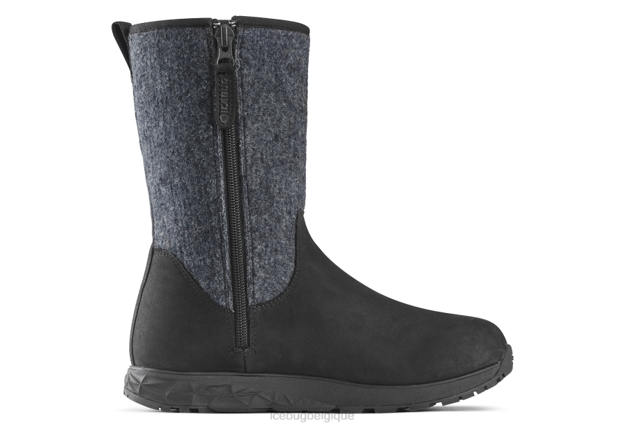 chaussure Icebug bosquet laine michelin bugdri gris noir femmes R064J43