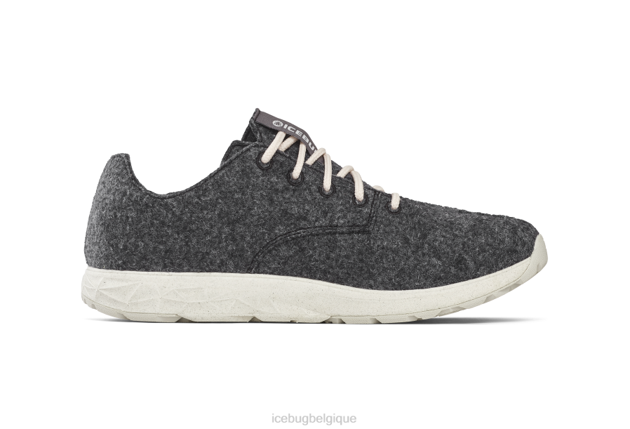 chaussure Icebug semelle biologique eide rewool gris foncé femmes R064J24