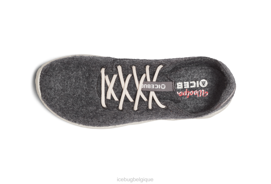 chaussure Icebug semelle biologique eide rewool gris foncé femmes R064J24