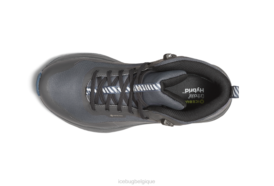 chaussure Icebug brume mi biosole gtx gris tourbe femmes R064J54