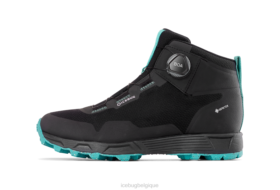 chaussure Icebug rover mi rb9x gtx noir/menthe femmes R064J51