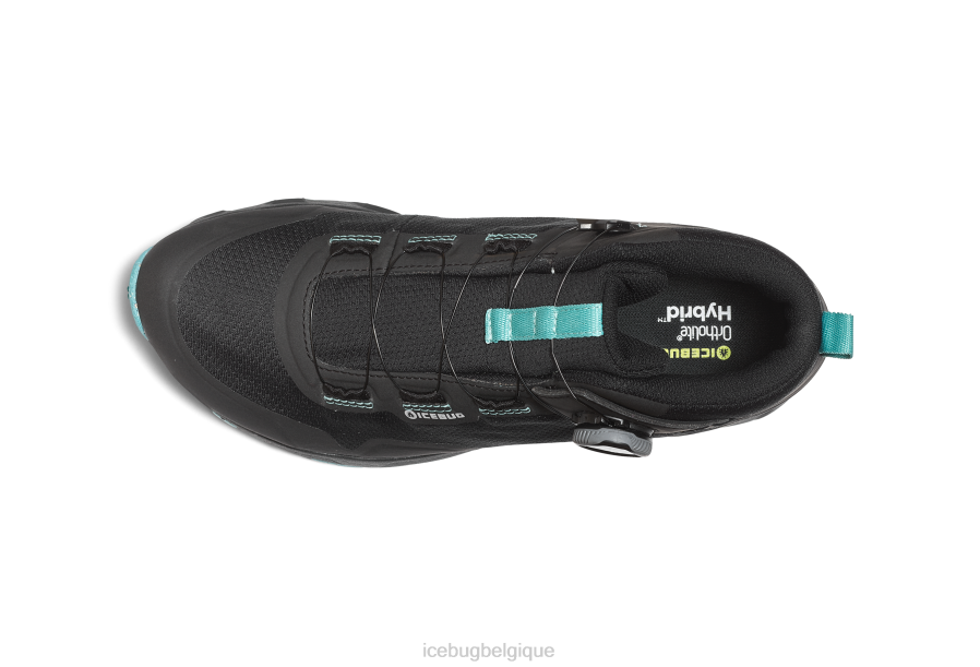 chaussure Icebug rover mi rb9x gtx noir/menthe femmes R064J51