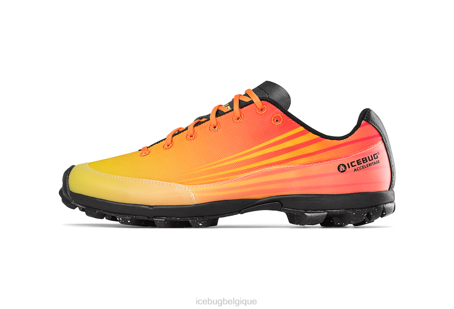 chaussure Icebug accéléritas8 rb9x orange/noir Hommes R064J66