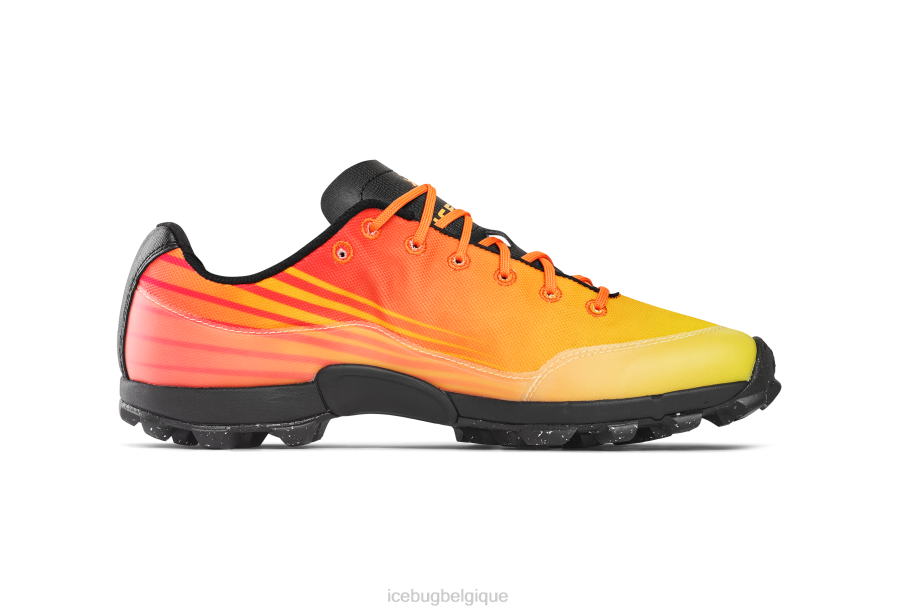 chaussure Icebug accéléritas8 rb9x orange/noir Hommes R064J66