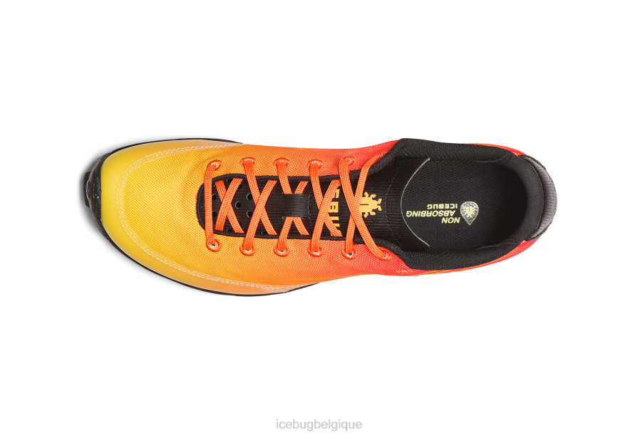 chaussure Icebug accéléritas8 rb9x orange/noir Hommes R064J66