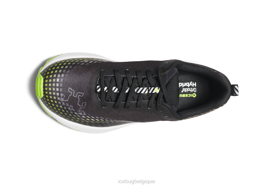 chaussure Icebug bugrip de nouvelle exécution noir/poison Hommes R064J75