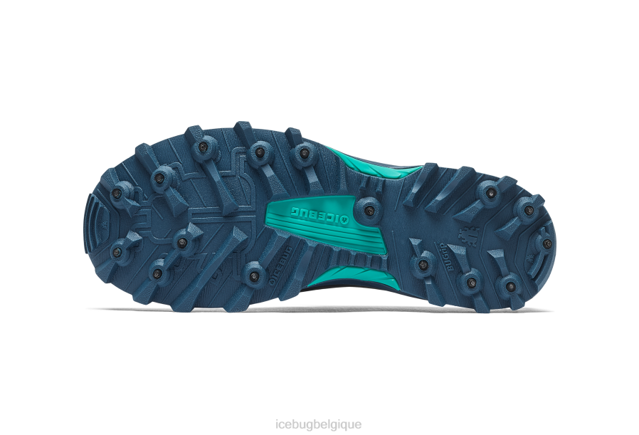 chaussure Icebug bugrip python6 bleu foncé/menthe Hommes R064J68