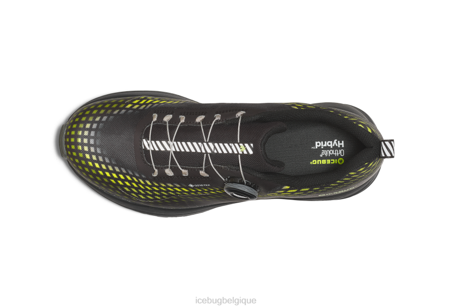 chaussure Icebug newrun bugrip gtx noir/poison Hommes R064J74