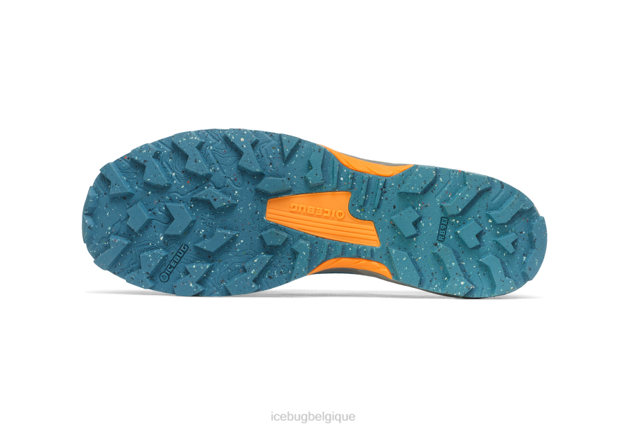 chaussure Icebug python6 rb9x pétrole/orange Hommes R064J58