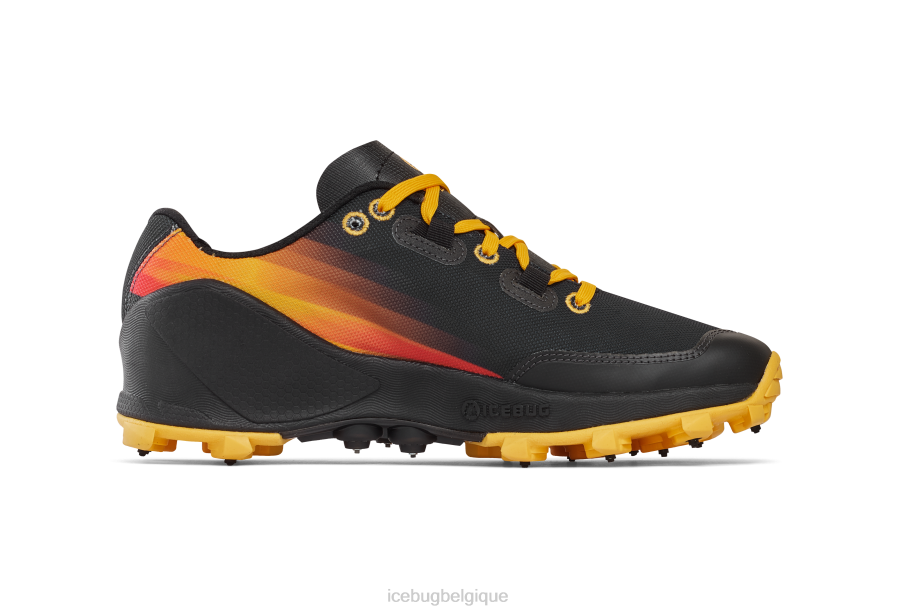 chaussure Icebug zèle5 olx noir/orange feu Hommes R064J71