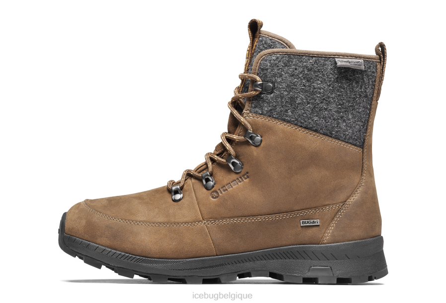 chaussure Icebug adak rewool michelin café/gris Hommes R064J81