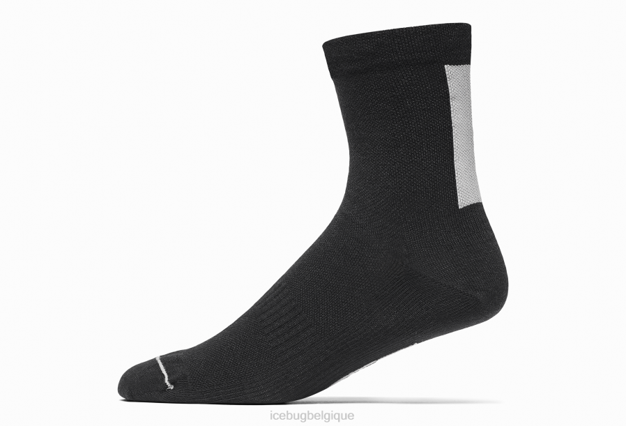 accessoire Icebug chaussette mérinos trail noir unisexe R064J93